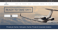 Desktop Screenshot of cielo-aviation.com